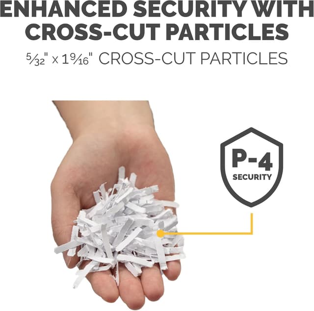 Detalle 2 de Fellowes 14C10 14-Sheet Cross-Cut Shredder