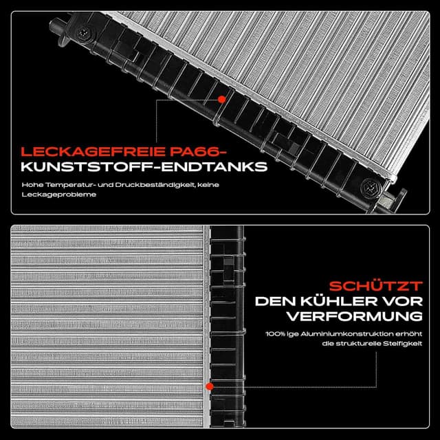 Thumbnail 6 de Frankberg Wasserkühler / Motorkühler für Schaltgetriebe – kompatibel u. a. mit Fiesta V und Fusion (1214784)