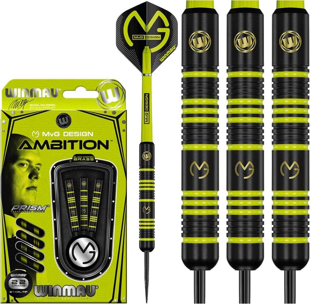 Imagen de WINMAU Michael Van Gerwen MvG Ambition darts set en OfertitasTOP