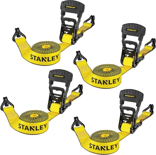 Detalle de STANLEY 1.5 in Ratchet Tie Down Straps