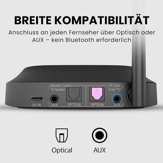 Thumbnail 6 de Avantree HT5009 Plus kabellose TV-Kopfhörer mit 60 Std. Akku