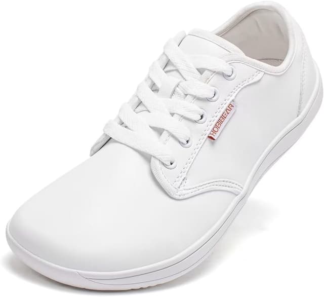 Detalle de HOBIBEAR Barfußschuhe Breite Leder Minimalistischer Outdoor-Schuh