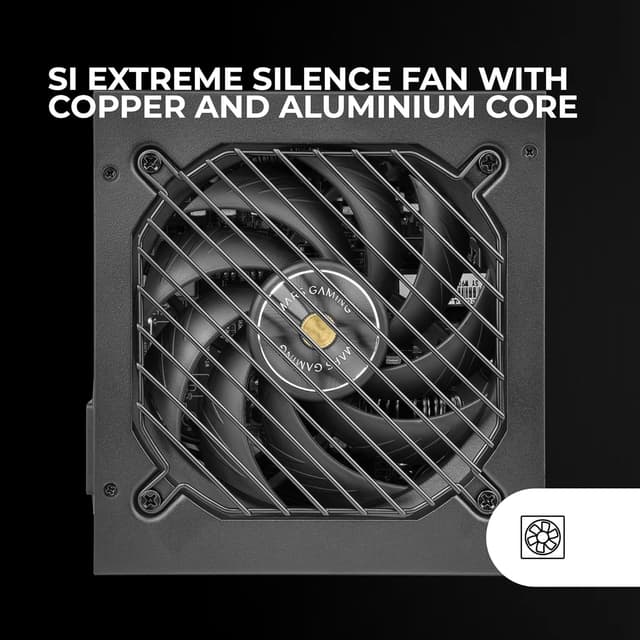 Detalle 2 de Mars Gaming MPB850SI alimentatore ATX 850W 80 Plus Bronze 230V con 7 anni di garanzia (nero)