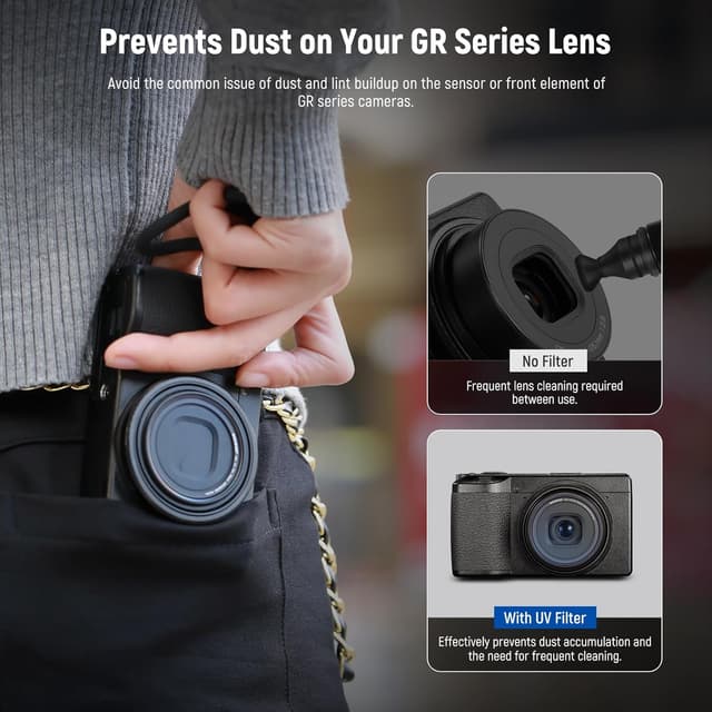 Detalle 2 de NEEWER UV Protection Filter for Ricoh GR IIIx