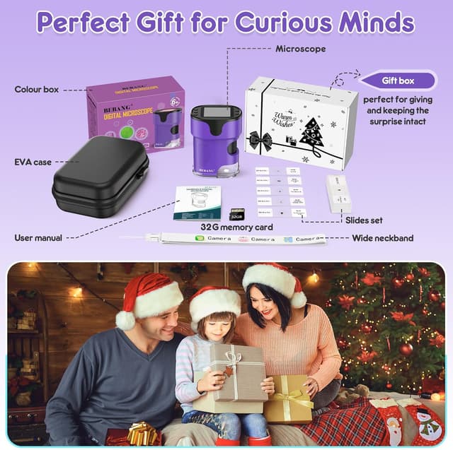 Thumbnail 5 de 1000X Handheld Microscope 4K 2.0" Screen