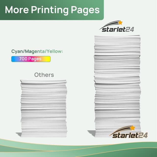 Detalle de Starlet24 1x 117A Toner Gelb kompatibel (W2072A) – Ersatz für HP Color Laser