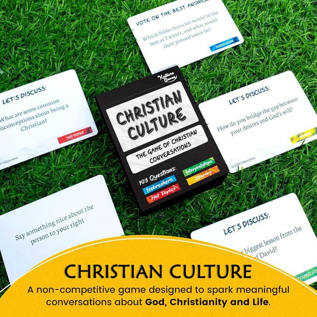 Detalle 2 de Kulture Games Christian Culture: The Game of Conversations conversation starter card game