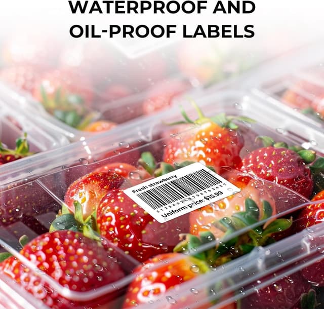 Detalle de MUNBYN 76mm x 50mm thermal labels