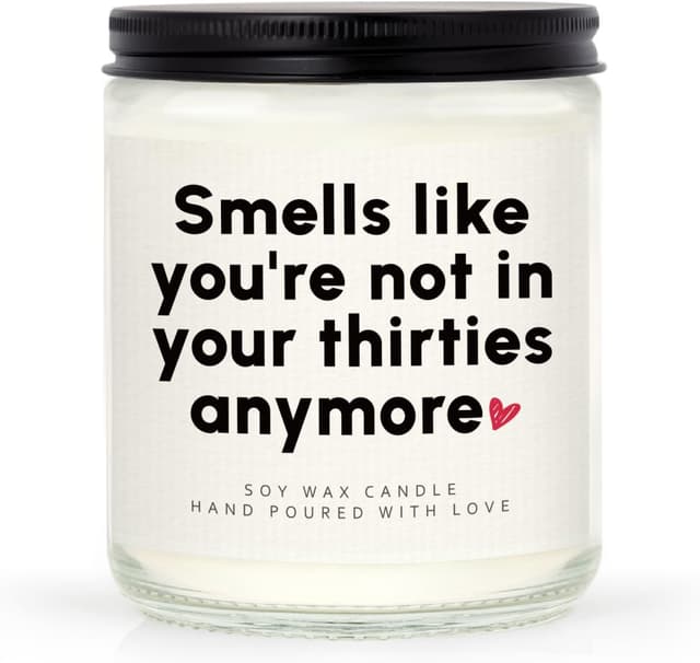 Imagen de Leebbsin 30th birthday soy wax candle 7oz 🕯 en OfertitasTOP