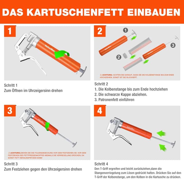 Thumbnail 5 de ValueMax Kleine Fettpresse 3000psi