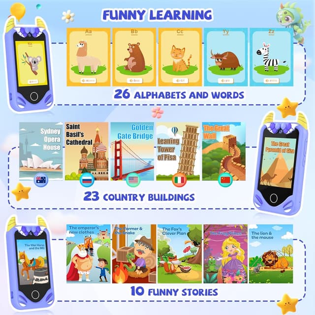 Thumbnail 4 de Kids Smart Phone 32 GB toy phone for toddlers