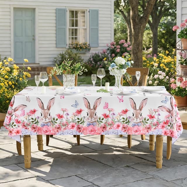 Detalle 1 de FIBORIA nappe Pâques 150x300 cm