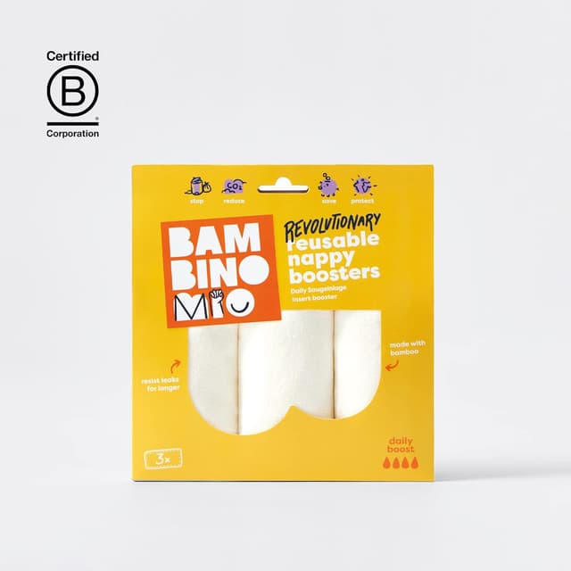 Detalle 2 de Bambino Mio Daily Boost – Inserciones suaves para pañales reutilizables