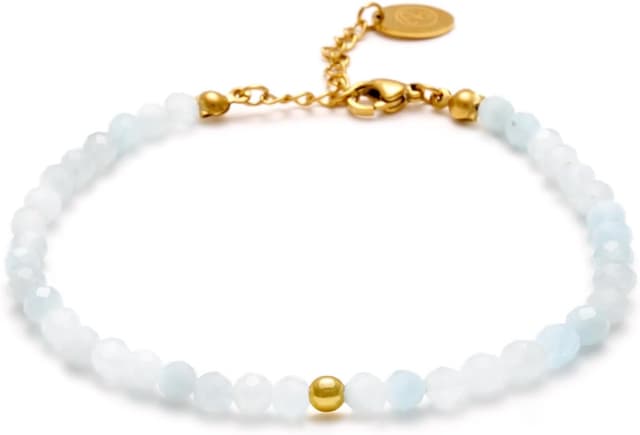 Detalle 2 de BERGERLIN Echtes Naturstein Armband