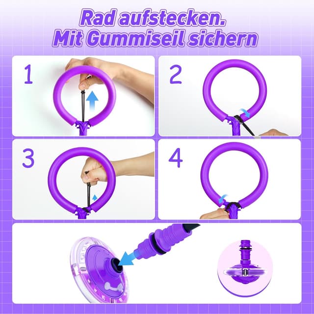 Thumbnail 6 de Hot Bee Springring Fußkreisel mit Zähler ⛸