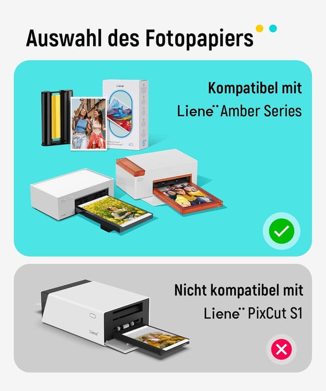 Detalle 2 de Liene Amber Nachfüllset 40 Blatt 10x15 cm