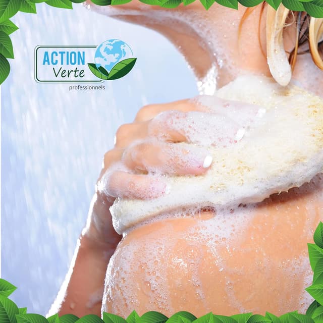Detalle 2 de ACTION VERTE – Crème lavante 3 en 1 (mains, corps & cheveux) 5L, parfum fleur d’oranger et miel, formule Ecocert