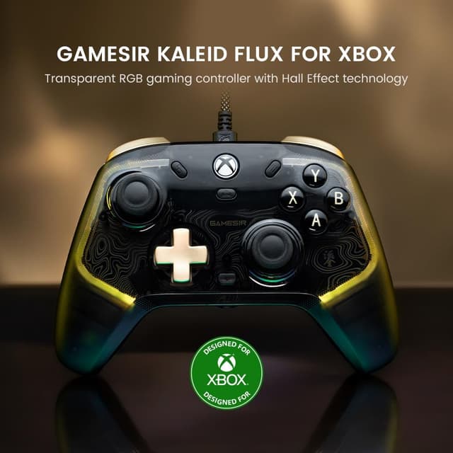 Thumbnail 1 de GameSir Kaleid Flux Xbox Controller 🎮 con cable y gatillo Hall