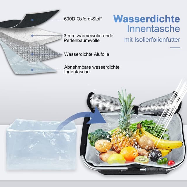 Detalle 2 de ABIUBIU 35L Kühltasche Picknickkorb 35L
