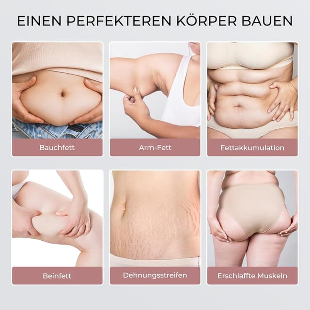 Detalle 2 de Oranmagic Massagegerät für Cellulite: Anti-Cellulite Handmassagegerät mit 4 Massageköpfen