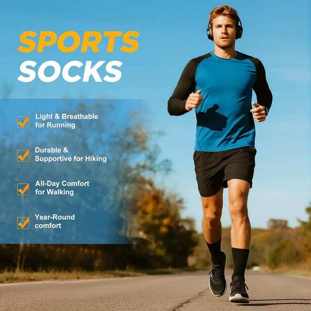 Detalle de Sports socks multipack, 6 pairs