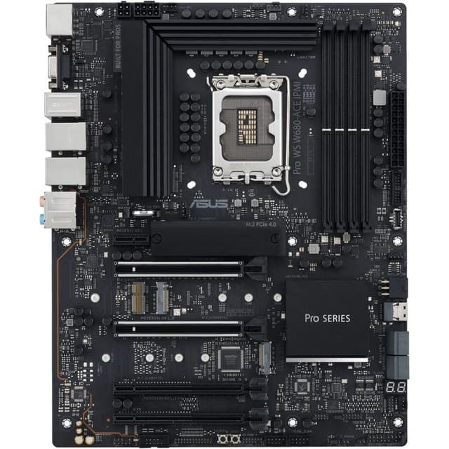 Detalle de ASUS PRO WS W680-ACE placa base para workstation