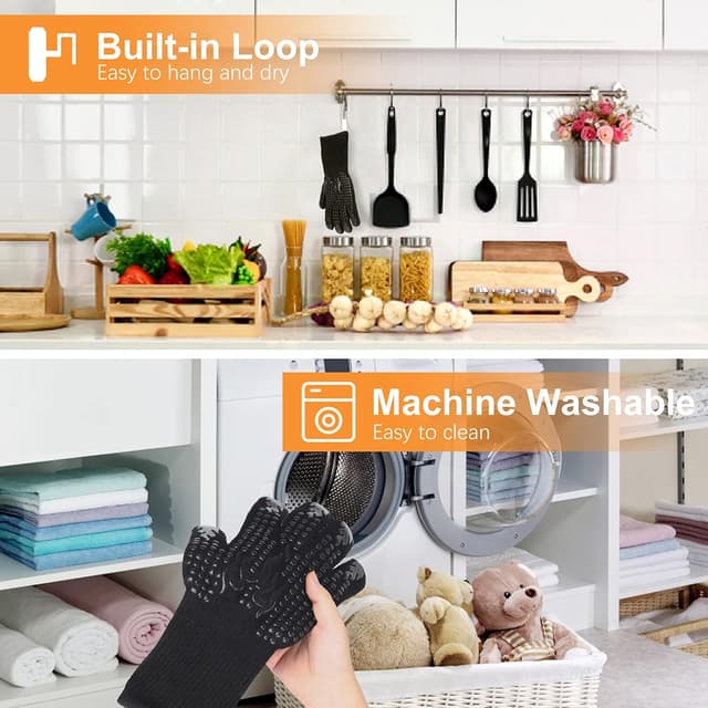 Thumbnail 6 de Guanti da Forno barbecue, 800°C