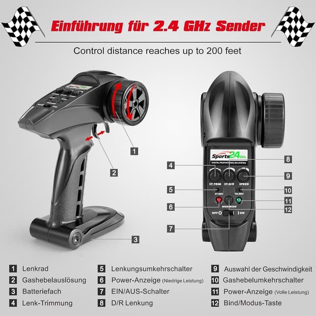 Thumbnail 4 de HAIBOXING 1:18 ferngesteuertes Auto 2,4 GHz All Terrain Monster 48+ km/h