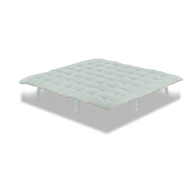 Detalle de Sueño Artesano Formentera T topper 100% lino