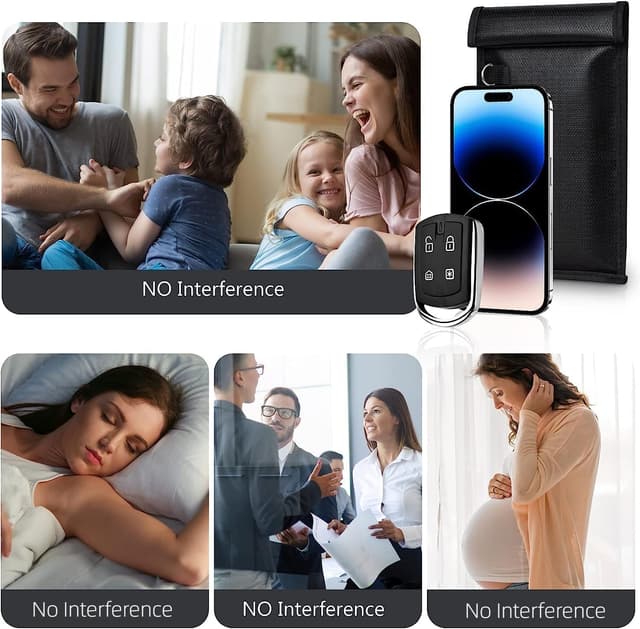 Thumbnail 5 de Simket Faraday Bag 2-Pack for Phones and Keys 🛡