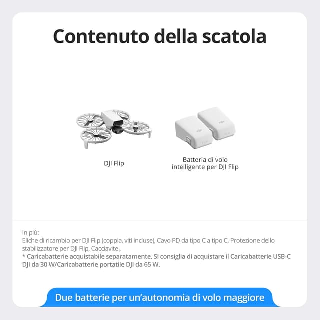 Thumbnail 5 de DJI Flip Combo drone 4K, 2 batterie
