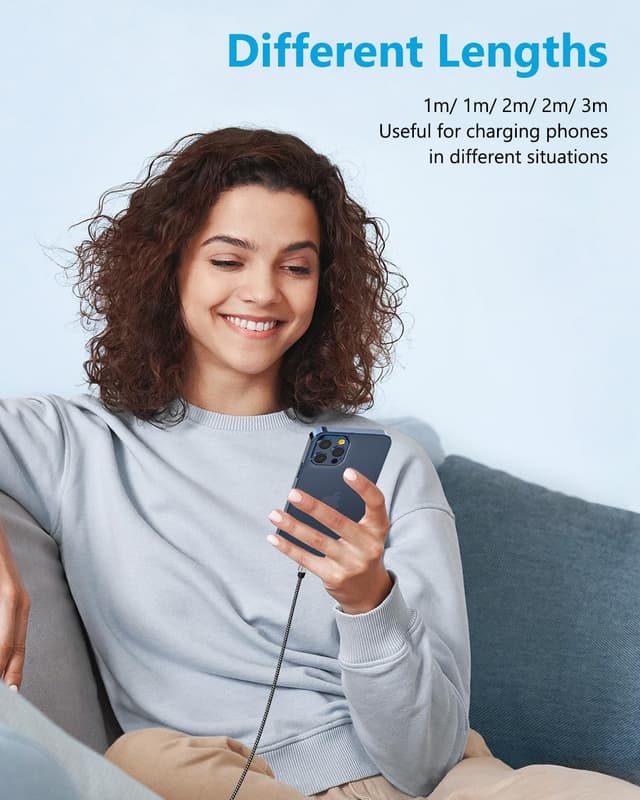 Thumbnail 4 de IDISON Cable iPhone USB Pack 5 cables