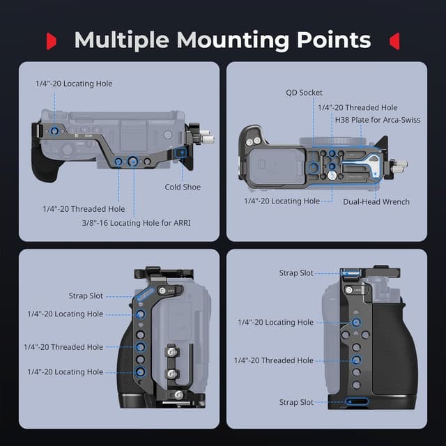 Thumbnail 6 de SmallRig ZR Käfig-Set Nikon ZR