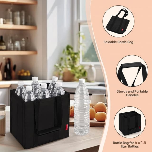 Detalle 2 de Eurhomewit Flaschentasche 6 Flaschen đ