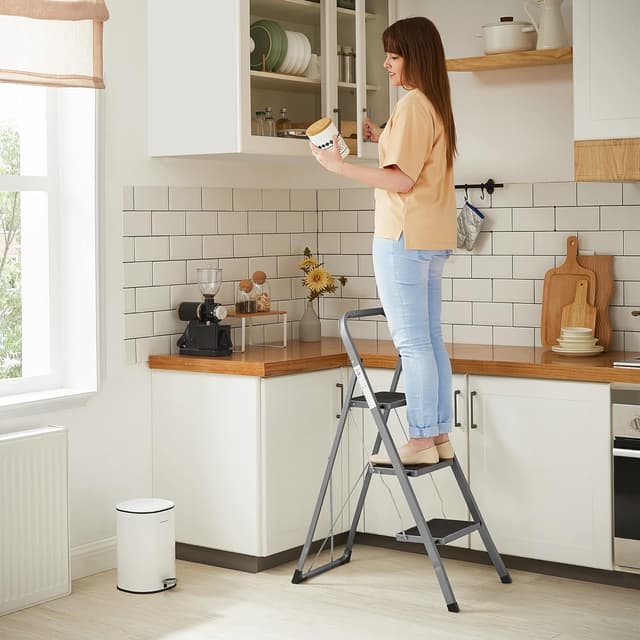 Thumbnail 1 de SONGMICS Trittleiter GSL003GY01 3 Stufen