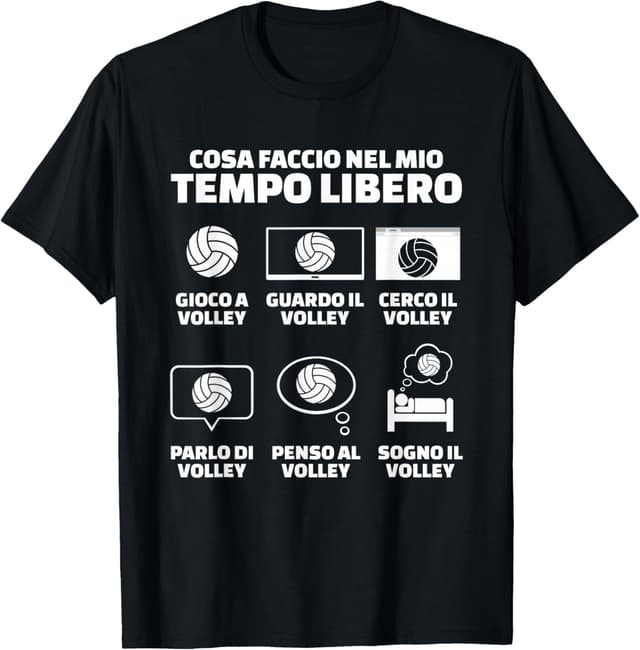 Detalle de Maglietta pallavolo divertente Tempo Libero