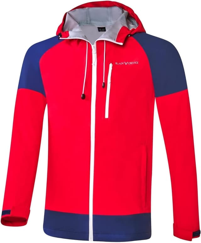 Thumbnail 6 de Black Crevice Veste hardshell homme fine et imperméable avec capuche ajustable