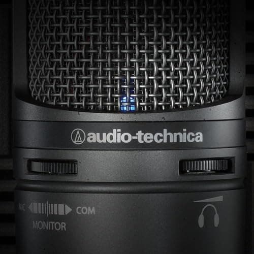 Detalle de Audio-Technica 2020USB+ micrófono condensador cardioide gris oscuro 🎤