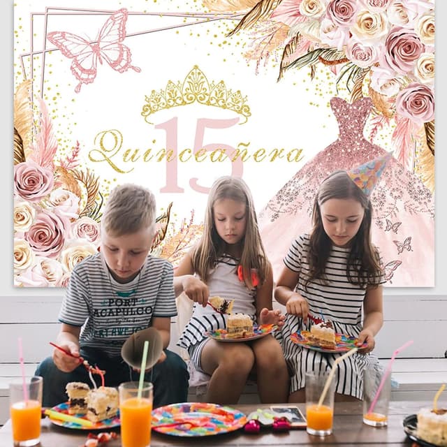 Thumbnail 5 de APROPHIC Quinceañera Hintergrund 210x150 cm