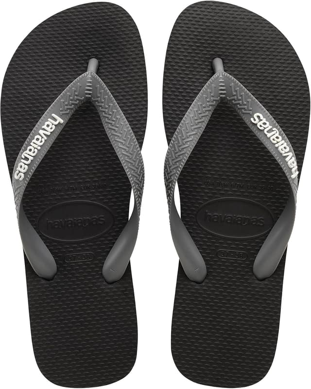 Detalle de Havaianas Top Logo Pop Up infradito unisex con suola antiscivolo e logo in evidenza