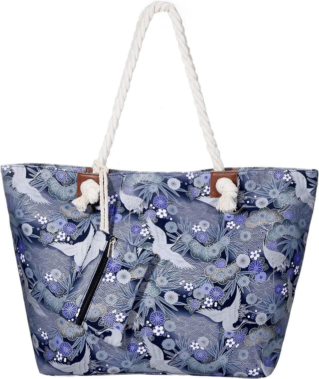 Detalle de MASADA Badetasche XXL Flower Inspiration 58 cm