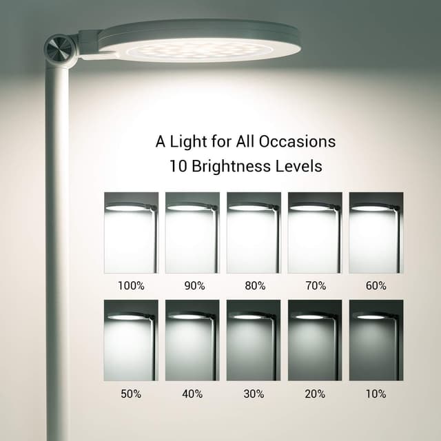 Detalle de JUKSTG Schreibtischlampe 12W dimmbar