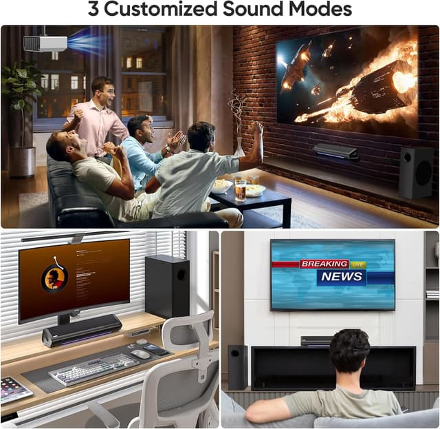 Thumbnail 5 de Saiyin 17-inch 2.1ch Soundbar with Subwoofer