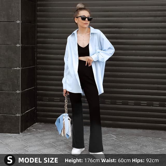 Thumbnail 2 de GymCope Pantaloni Yoga Donna Zampa Vita Alta