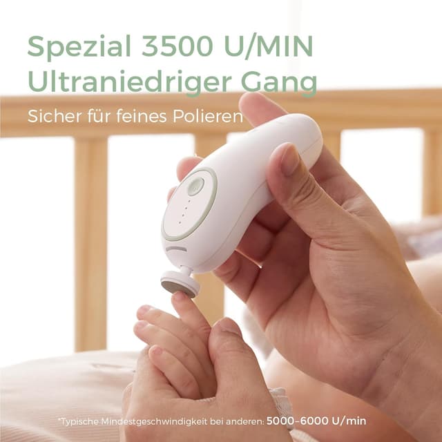 Thumbnail 4 de Momcozy Baby Nagelfeile Elektrisch 7 Ersatzpads