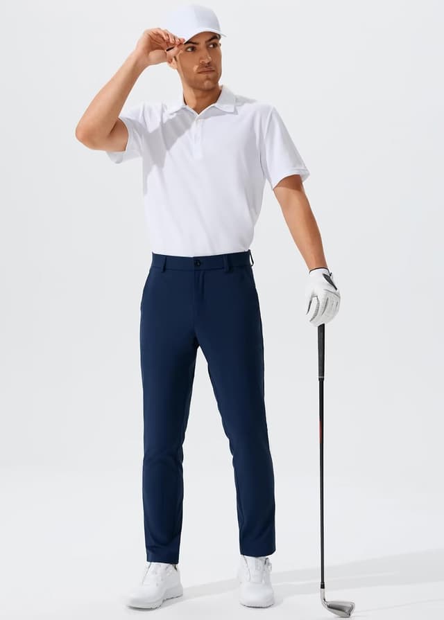 Detalle de QPNGRP Men’s Lightweight Stretch Golf Pants (30/32/34 Inseam)