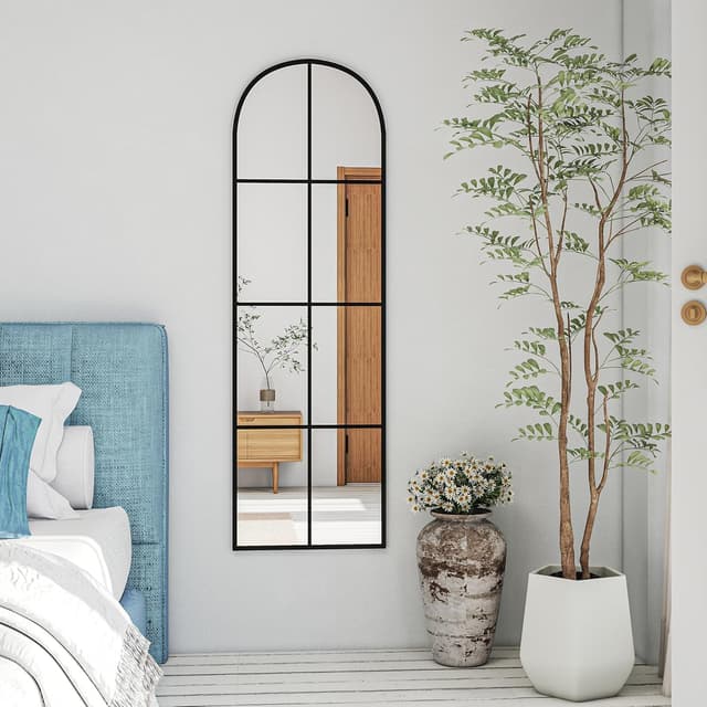 Thumbnail 5 de HOMCOM Espejo Ventana 40x160 Negro