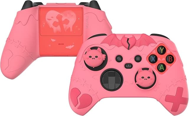 Imagen de PlayVital <strong>Funda de Silicona</strong> para Xbox Series X|S 🎮 Rosa Melocotón en OfertitasTOP