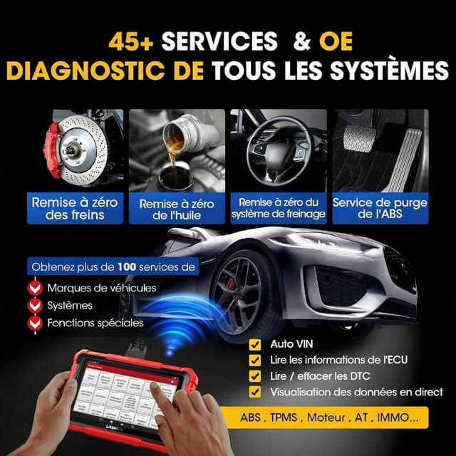Detalle 2 de Launch X431 Pros Elite valise diagnostic auto 38 services