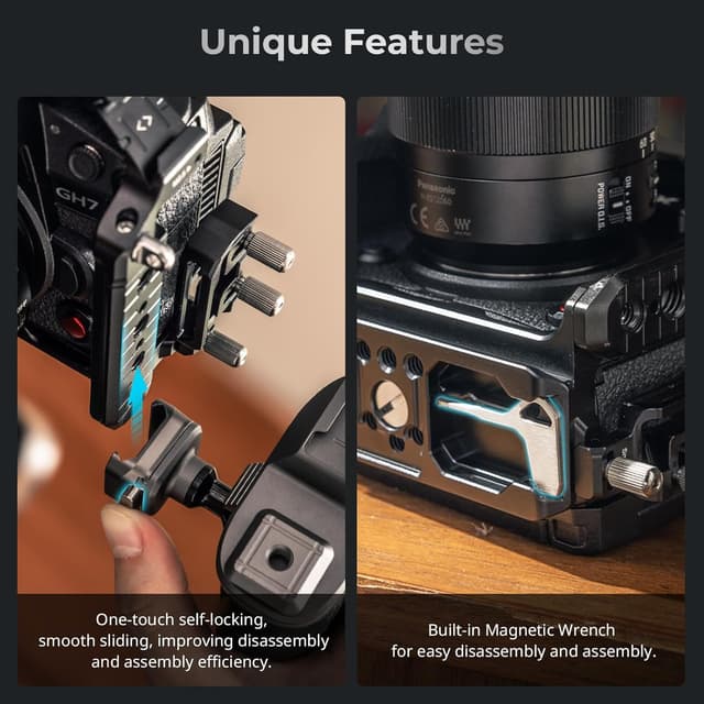 Thumbnail 6 de SMALLRIG Schnellwechselkäfig für LUMIX GH7 4824